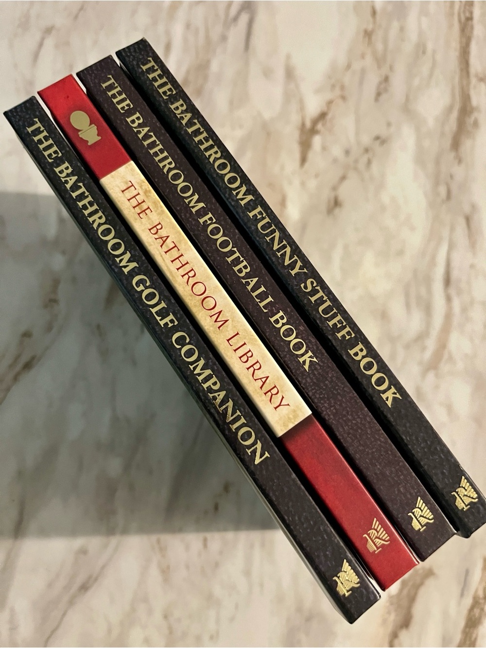 The Bathroom Library Hardcover Books